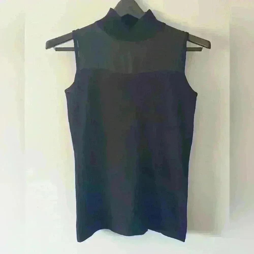 Catherine Malandrino sleeveless high neck  top. Size xs